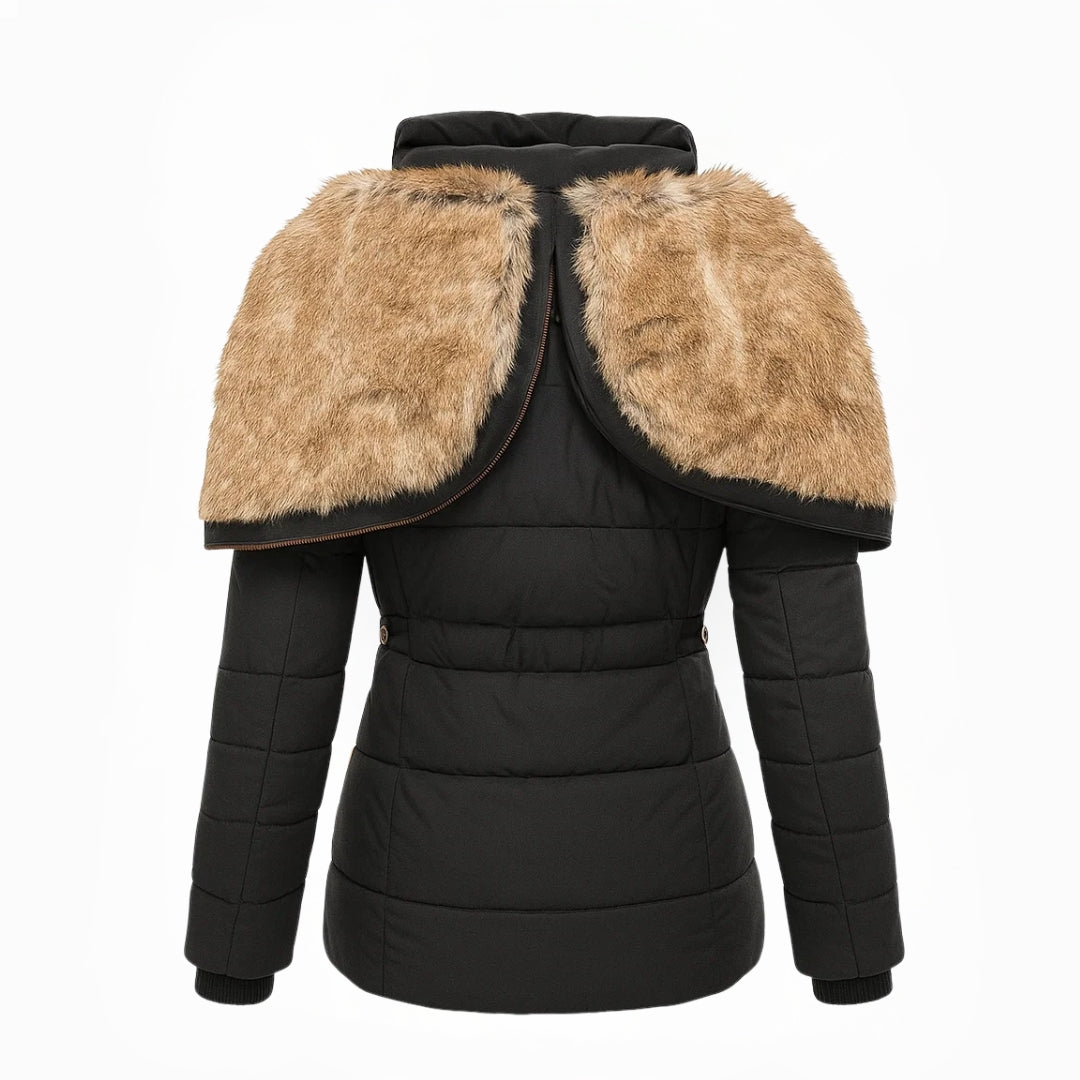 Cappotto Invernale da Donna Caldo e Imbottito | Giacca Antivento Elegante con Cappuccio