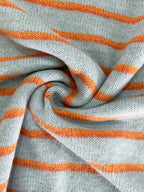 Cardigan Morbido in Maglia a Righe dal Taglio Rilassato