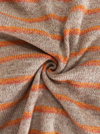Cardigan Morbido in Maglia a Righe dal Taglio Rilassato