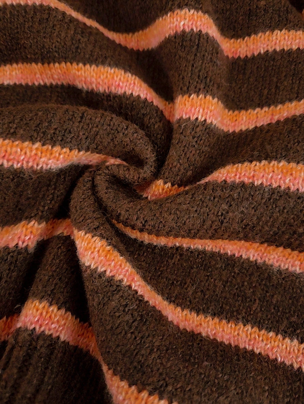 Cardigan Morbido in Maglia a Righe dal Taglio Rilassato