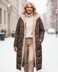 Cappotto Invernale Reversibile da Donna | Lungo e Caldo 2-in-1