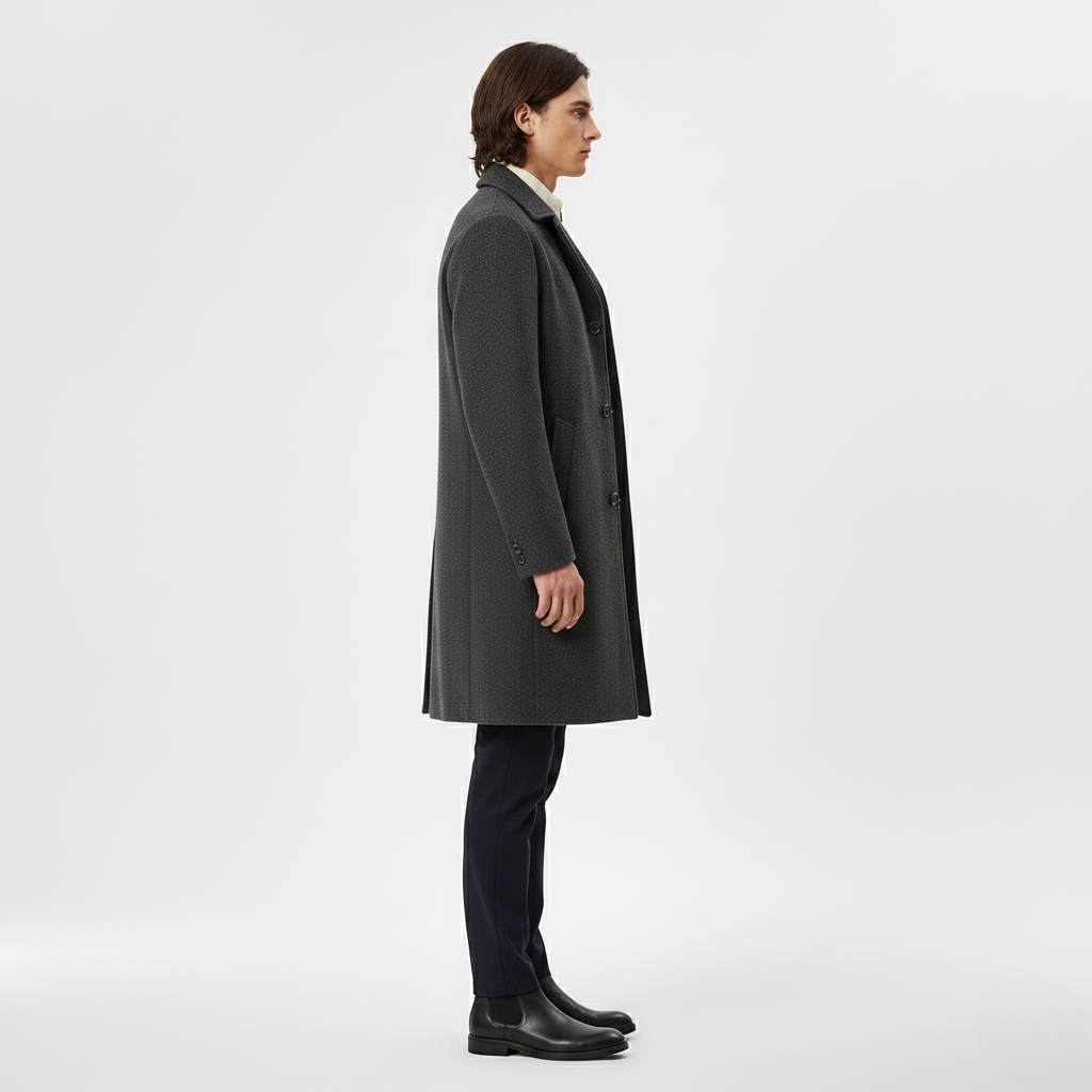 Cappotto Sartoriale Lungo da Uomo