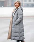 Cappotto Invernale Reversibile da Donna | Lungo e Caldo 2-in-1