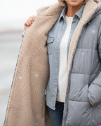 Cappotto Invernale Reversibile da Donna | Lungo e Caldo 2-in-1