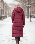 Cappotto Invernale Reversibile da Donna | Lungo e Caldo 2-in-1