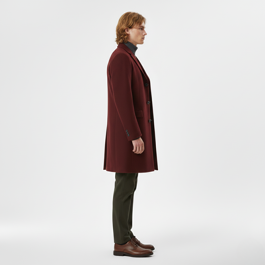 Cappotto Lungo Elegante da Uomo