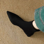 Stivaletti da Donna a Punta in Finta Pelle Scamosciata | Tronchetti Eleganti Tacco Basso