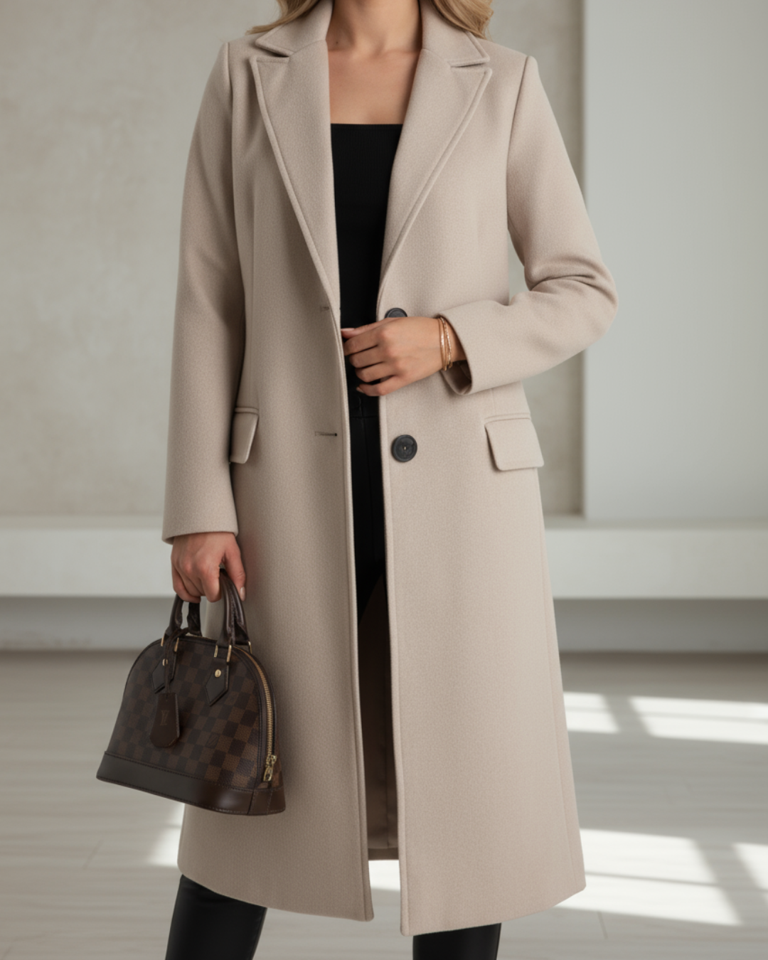 Cappotto Lungo Sartoriale da Donna | Elegante e Caldo