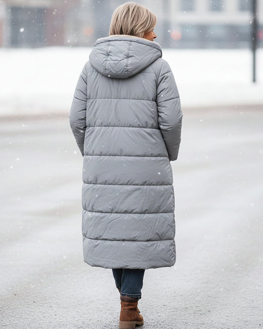 Cappotto Invernale Reversibile da Donna | Lungo e Caldo 2-in-1