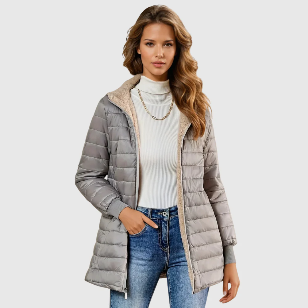 Cappotto Invernale da Donna con Interno in Sherpa | Caldo e Antivento