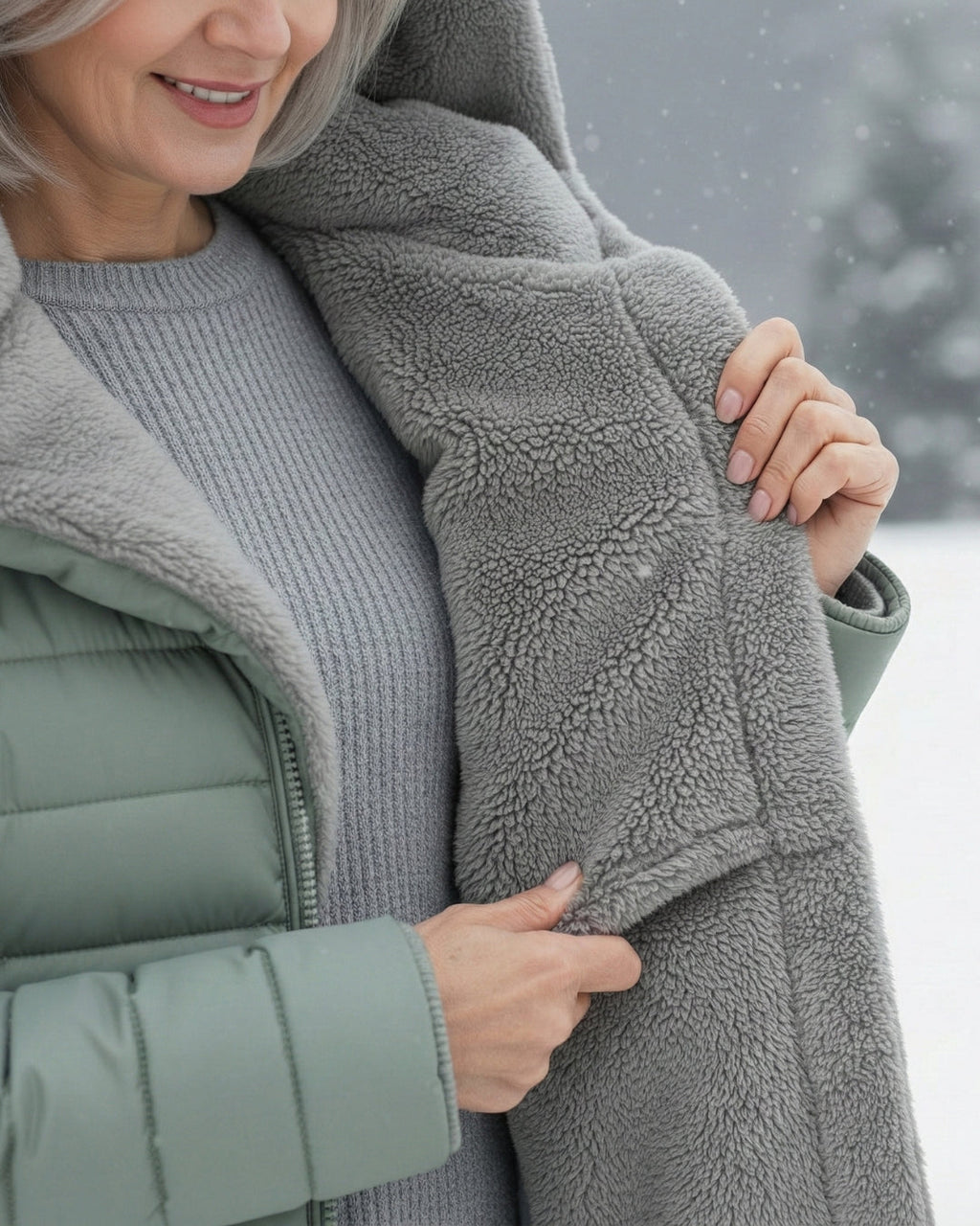 Piumino da Donna con Interno in Pile