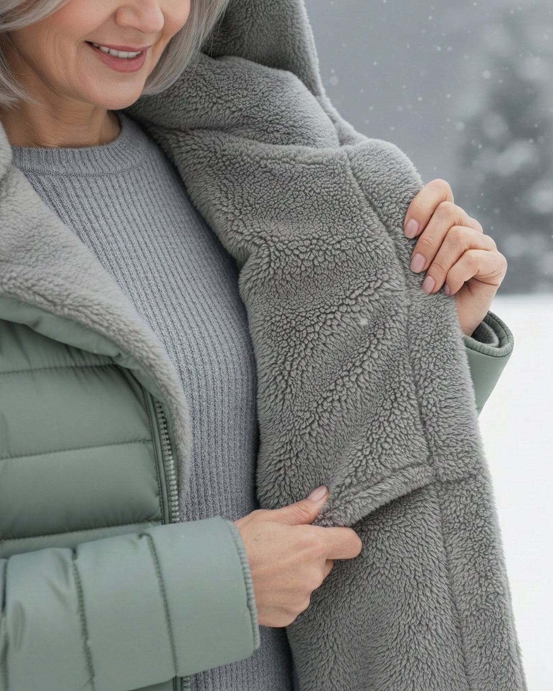 Piumino da Donna con Interno in Pile