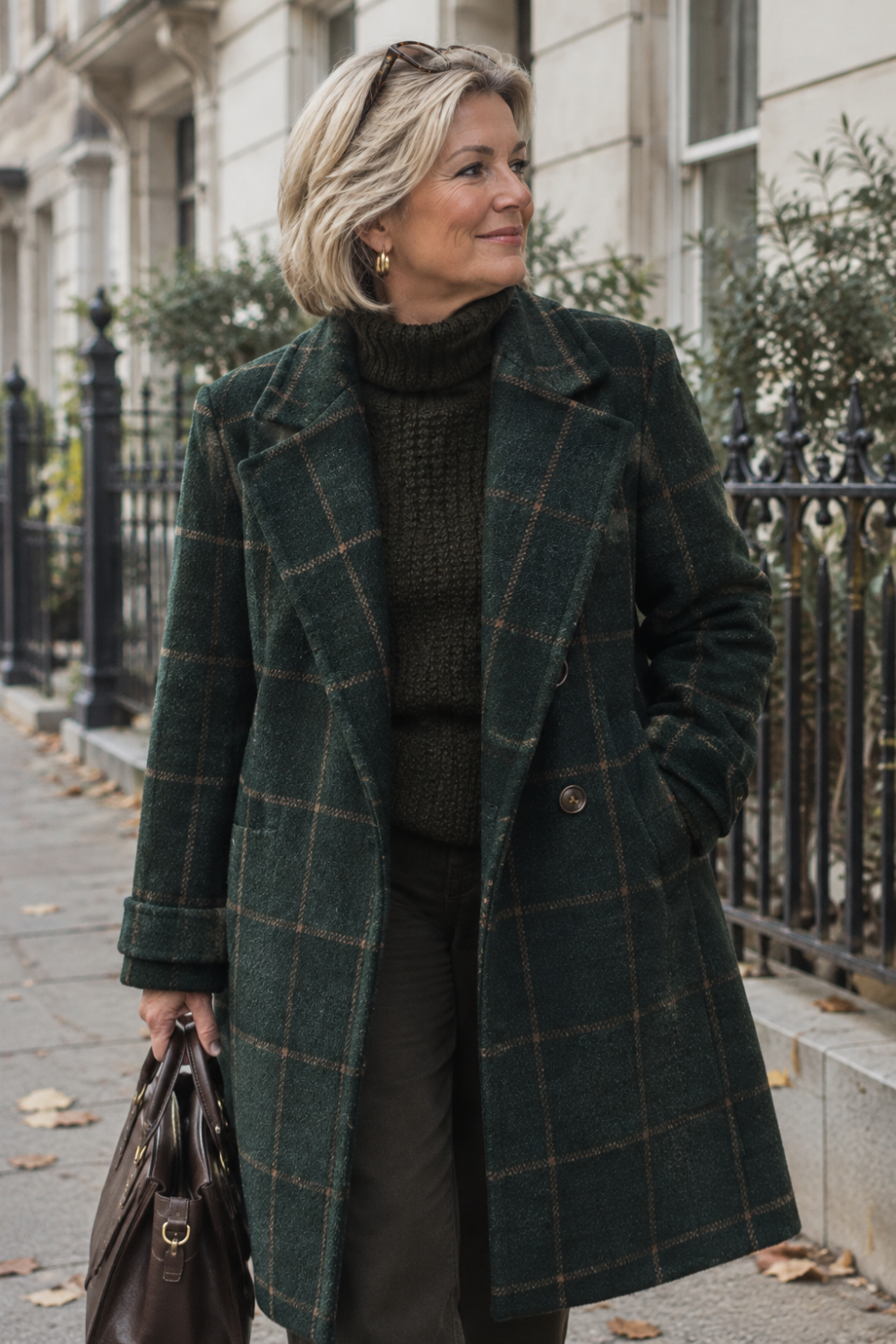 Cappotto Invernale Elegante da Donna | Giacca Lunga Calda con Revers Classico
