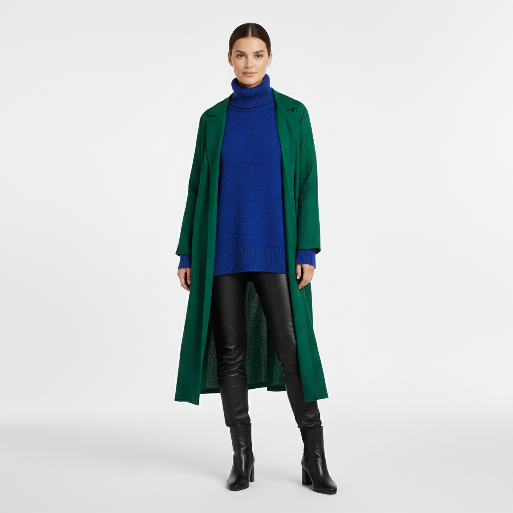 Cappotto Lungo Elegante da Donna