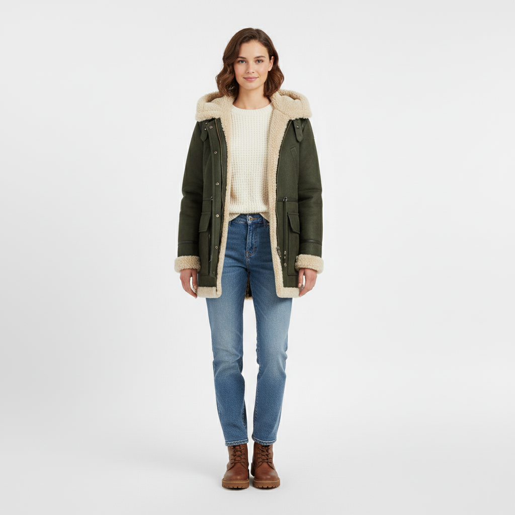 Cappotto Invernale Foderato da Donna