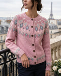 Cardigan Girocollo da Donna in Maglia Morbida | Giacca in Maglia Bottonata a Maniche Lunghe Elegante