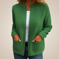 Cardigan Aperto da Donna Senza Bottoni | Giacca Morbida in Maglia Lavorata a Caduta Fluida
