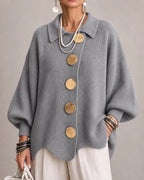 Elegante Cappotto Lungo a Trecce con Taglio Modellante