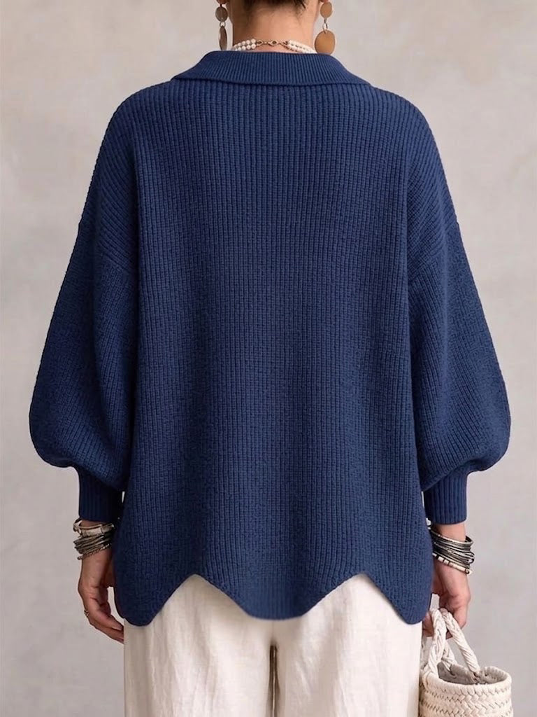 Elegante Cappotto Lungo a Trecce con Taglio Modellante