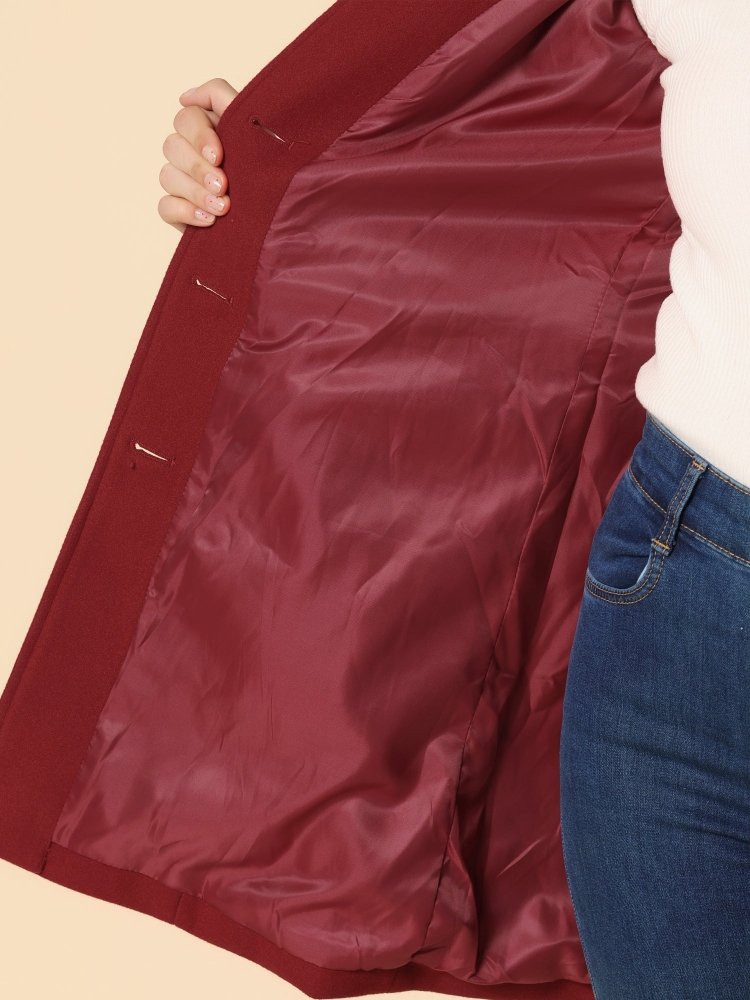 Cappotto Invernale da Donna con Bottoni | Linea Svasata ad A Elegante