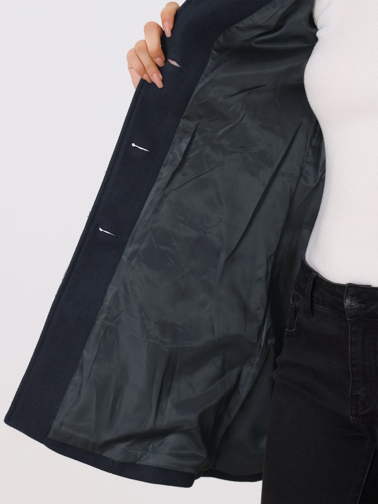 Cappotto Invernale da Donna con Bottoni | Linea Svasata ad A Elegante