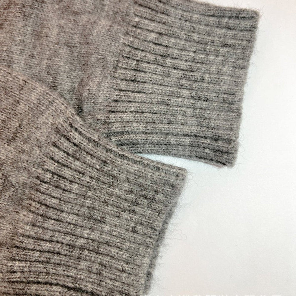 Cardigan lungo da donna con cappuccio in maglia aperta – Maglia morbida, calda e comoda con tasche